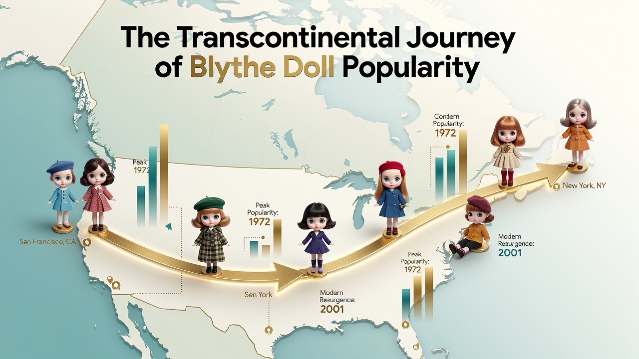 The Transcontinental Journey of Blythe Doll Popularity